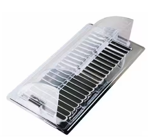 clear plastic covers with front facing opening